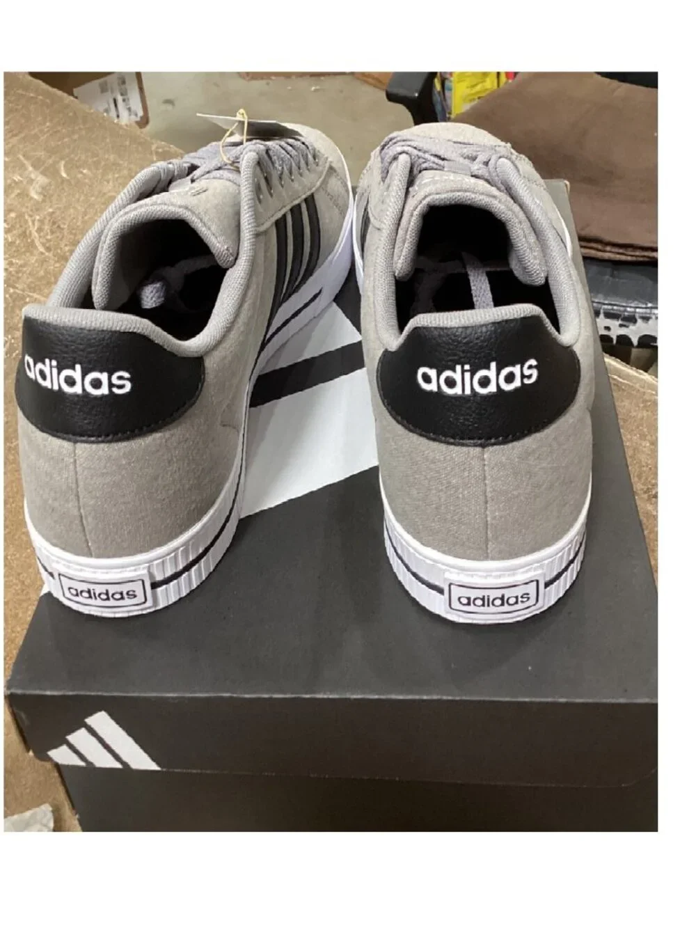 Adidas Daily 3.0 FW3270 Grey Black Low Top Skate Sneakers